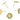 Push Back Stud Earring - Brass - 316 stainless steel stud - 18K Real Gold Plated Brass - 3.1gr - MJ100029 - MinjuanRong