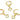 Lever back Earring - Brass - Zircon - 18k real gold plated brass - 3.1gr - MJ100864 - MinjuanRong