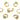 Huggie Hoop Wire Earring - Brass - 316 stainless steel stud - Zircon - 18K Real Gold Plated Brass - 2.6gr - MJ100057 - MinjuanRong