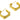 Push Back Stud Earring - Brass - 925 silver stud - 18K Real Matte Gold Plated - 6.5gr - MJ100005 - MinjuanRong