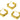 Push Back Stud Earring - Brass - 925 silver stud - 18K Real Matte Gold Plated - 6.5gr - MJ100005 - MinjuanRong