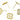 Push Back Stud Earring - Brass - 316 stainless steel stud - 18K Real Gold Plated Brass - 3.1gr - MJ100054 - MinjuanRong