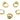 Huggie Hoop Wire Earring - Brass - 316 stainless steel stud - Zircon - 18K Real Gold Plated Brass - 2.6gr - MJ100057 - MinjuanRong