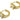 Huggie Hoop Wire Earring - Brass - 316 stainless steel stud - Zircon - 18K Real Gold Plated Brass - 3.3gr - MJ100049 - MinjuanRong