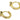 Huggie Hoop Wire Earring - Brass - 316 stainless steel stud - Zircon - 18K Real Gold Plated Brass - 3.2gr - MJ100055 - MinjuanRong