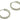 Huggie Hoop Wire Earring - Brass - 18K Real white Gold brass - 4.2gr - MJ101078 - MinjuanRong
