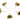 Push Back Stud Earring - Brass - Gray labradorite - 925 silver needle - Gold Tone Plated Brass - 3.37gr - MJ201025 - MinjuanRong