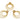 Push Back Stud Earring - Brass - steel stud - 18K real gold - 10.5gr - MJ101050 - MinjuanRong