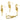 Push Back Stud Earring - BRASS - STEEL STUD - 18K Real Gold Plating - 4.4gr - MJ101305 - MinjuanRong