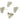 Push Back Stud Earring - Brass - 316 stainless steel stud - 18K Real White Gold Plating - 6.2gr - MJ101237 - MinjuanRong