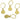 Push Back Stud Earring - Brass - 316 stainless steel stud - 18K Real Gold Plating - 7.5gr - MJ101322 - MinjuanRong