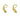 Wire Hook Earring - BRASS - 18K Real Gold Plating - 3gr - MJ101298 - MinjuanRong