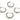 Huggie Hoop Wire Earring - Brass - 18K Real White Gold Plating - 5.6gr - MJ101255 - MinjuanRong
