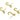 Push Back Stud Earring - Brass - 925 Sliver stud - Zircon - 18K Real Gold Plating - 3.5gr - MJ101397 - MinjuanRong