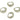 Huggie Hoop Wire Earring - Brass - 18K Real White Gold Plating - 3.6gr - MJ101607 - MinjuanRong