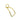 Push Back Stud Earring - Brass -316 Stainless Steel Stud - 18K Real Gold Plating - 5.2gr. - MJ101959 - MinjuanRong