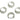 Huggie Hoop Wire Earring - Brass - 18K Real White Gold Plating - 4.2gr - MJ101499 - MinjuanRong