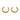 Push Back Stud Earring - Brass - 925 Sliver stud - Zircon - 18K Real Gold Plating - 13.4gr - MJ101406 - MinjuanRong
