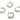 Huggie Hoop Wire Earring - Brass - 18K Real White Gold Plating - 3.2gr - MJ101612 - MinjuanRong