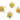 Push Back Stud Earring - Brass - 316 Surgical Stainless Steel - 18k Real Gold Plating - 4.12gr - MJ200836 - MinjuanRong