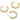 Push Back Stud Earring - Brass - Silver-plated cupronickel - 18k Real Gold Plating - 8.63gr - MJ200881 - MinjuanRong