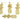 Push Back Stud Earring - Brass - 316 stainless steel stud - 18k Real Gold Plating - 9.84gr - MJ200885 - MinjuanRong