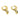 Huggie Hoop Wire Earring - Brass - 18k Real Gold Plating - 13.1gr - MJ201843 - MinjuanRong
