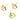 Push Back Stud Earring - Brass - 18k Real Gold Plating - 3.24gr - MJ201228 - MinjuanRong