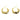 Push Back Stud Earring - Brass - Imitation silver needle - 18k Real Gold Plating - 7.9gr - MJ201446 - MinjuanRong