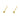 Push Back Stud Earring - Brass - Brass Stud - 18k Real Gold Plating - 2.4gr - MJ200639 - MinjuanRong