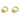 Huggie Hoop Wire Earring - Brass - Zircon - 18k Real Gold Plating - 3.5gr - MJ201881 - MinjuanRong
