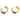 Huggie Hoop Wire Earring - Brass - Enamel - 18K Real Gold Plating - 4.3gr - MJ102669 - MinjuanRong