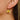 Huggie Hoop Wire Earring - Brass - Cubic Zircon - 18K Real White Gold Plating - 5gr - MJ103645 - MinjuanRong