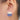 Push Back Stud Earring - Resin - Plain Wood - 316 Surgical Stainless Steel Stud - 2.8gr - MJ200734 - MinjuanRong