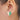 Push Back Stud Earring - Resin - Wood - 316 Surgical Stainless Steel Stud - Green - 2.8gr - MJ200732 - MinjuanRong