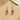 Push Back Stud Earring - Brass - Ruby - Natural Stone - Crystal - 18k real gold plated - 4gr - MJ900079 - MinjuanRong