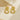 Push Back Stud Earring - Stainless steel - Vacuum Real gold plating - 18.1gr - MJ105651 - MinjuanRong