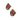 Push Back Stud Earring - Walnut Wood - 316 Surgical Stainless Steel - Brown - 3.3gr - MJ200727 - MinjuanRong