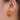 Push Back Stud Earring - Hemu wood - 316 Stainless Steel - BROWN - 3.8gr - MJ200741 - MinjuanRong
