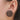 Push Back Stud Earring - Hemu wood - 316 Stainless Steel - BROWN - 5.8gr - MJ200742 - MinjuanRong