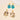 Push Back Stud Earring - 304/316 Stainless Steel - Acetate - Gold Tone Plating - 13.3gr - MJ900328 - minjuanrong.com.tr