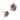 Push Back Stud Earring - Natural Stone - Terahertz - 316 Surgical Stainless steel - Gold Tone - Plated stone - 2.8gr - MJ104262 - MinjuanRong