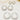 Hinged Back Earring - 304 Stainless Steel - 316 Stainless Steel Needle - 5.8gr - MJ105117 - MinjuanRong