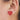 Push Back Stud Earring - Red wood - Natural Wood - stainless steel stud - 2.6gr - MJ200668 - MinjuanRong