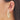 Push Back Stud Earring - Acrylic - 316 Stainless Steel Stud - Beige - 5.7gr - MJ104114 - MinjuanRong
