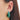 Push Back Stud Earring - Acrylic - 316 Stainless Steel Stud - Green - 8.5gr - MJ104117 - MinjuanRong