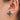 Push Back Stud Earring - Walnut Wood - Resin - 316 STAINLESS STEEL Stud - 2.8gr - MJ200715 - MinjuanRong