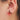 Push Back Stud Earring - Resin - Wood - 316 Surgical Stainless Steel Stud - Pink - 2.8gr - MJ200706 - MinjuanRong
