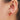 Push Back Stud Earring - Walnut Wood - Resin - 316 STAINLESS STEEL Stud - 2.7gr - MJ200713 - MinjuanRong
