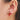 Push Back Stud Earring - Walnut Wood - Resin - 316 STAINLESS STEEL Stud - 2.7gr - MJ200717 - MinjuanRong